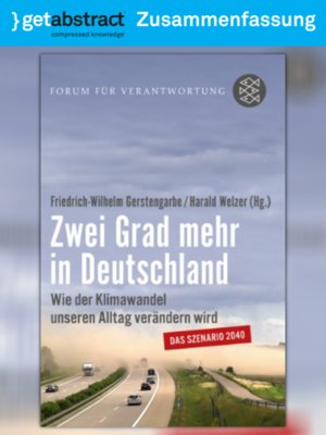 cover image of Zwei Grad mehr in Deutschland (Zusammenfassung)